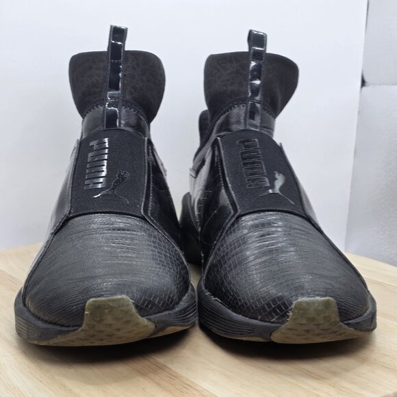 Puma Womens Fierce Metalic 189865 03 Black Running Shoes Sneakers Size 10 - Picture 2 of 10